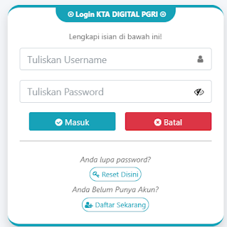 Register PGRI Kota Bima - Persatuan Guru Republik Indonesia Cabang Kota Bima